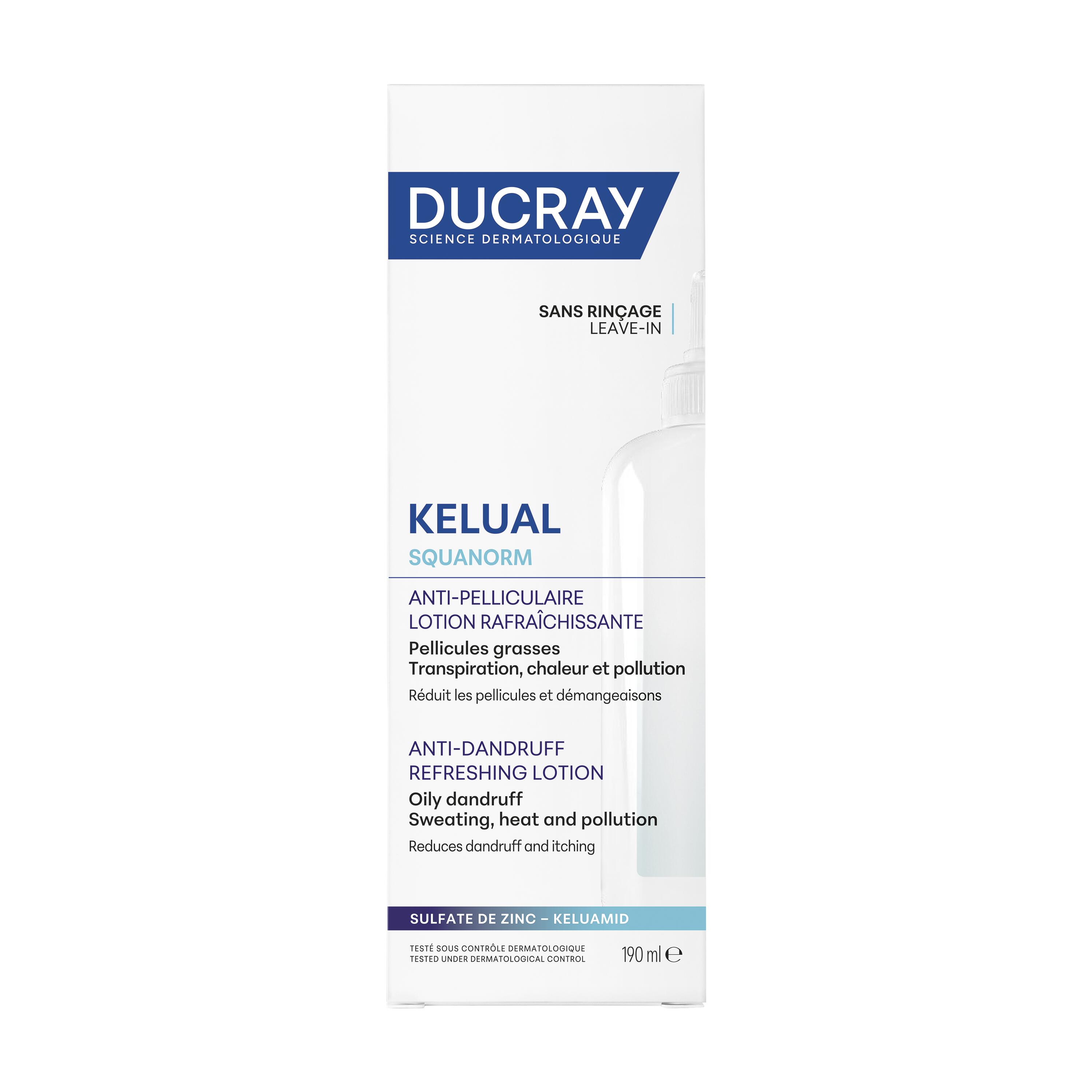 Ducray Kelual Squanorm - Lozione Anti-Forfora Rinfrescante 190 ml