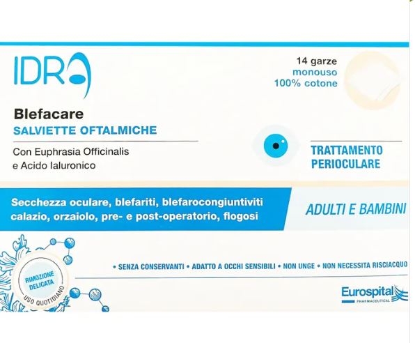 BLEFACARE IDRA GARZE OCUL 14PZ