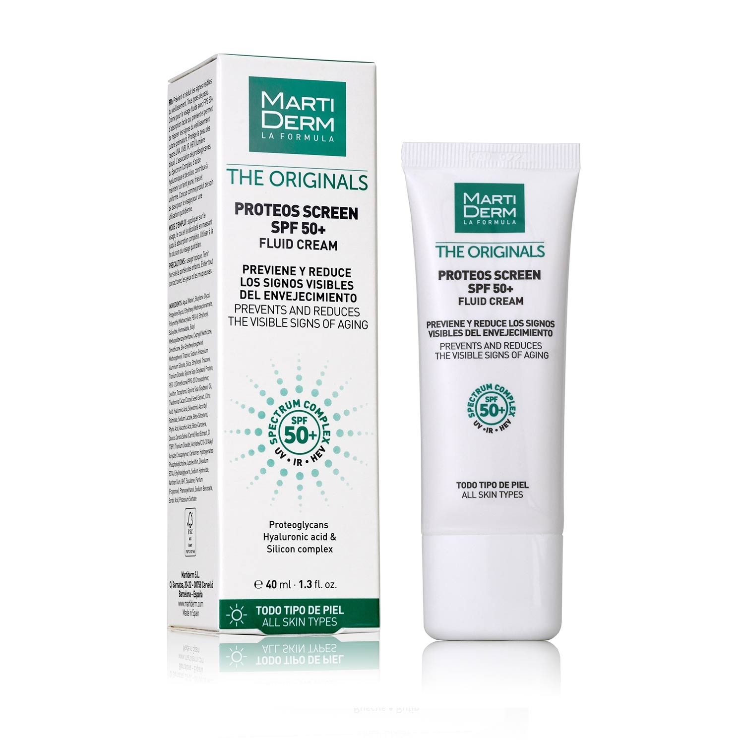 MARTIDERM PROTEOS SCREEN 50+ 40ML