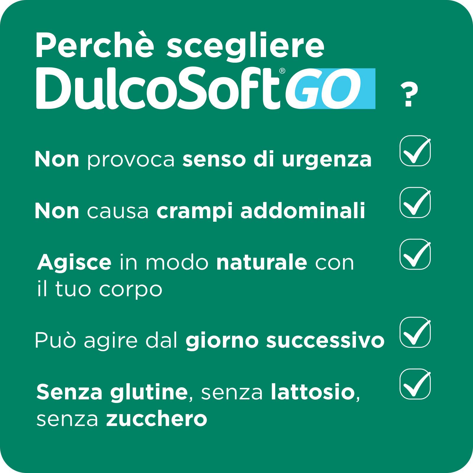 DulcoSoft Go Soluzione Orale 20 Stick Gusto Limone - Lassativo Delicato Con Macrogol 4000 In Caso Di Stitichezza