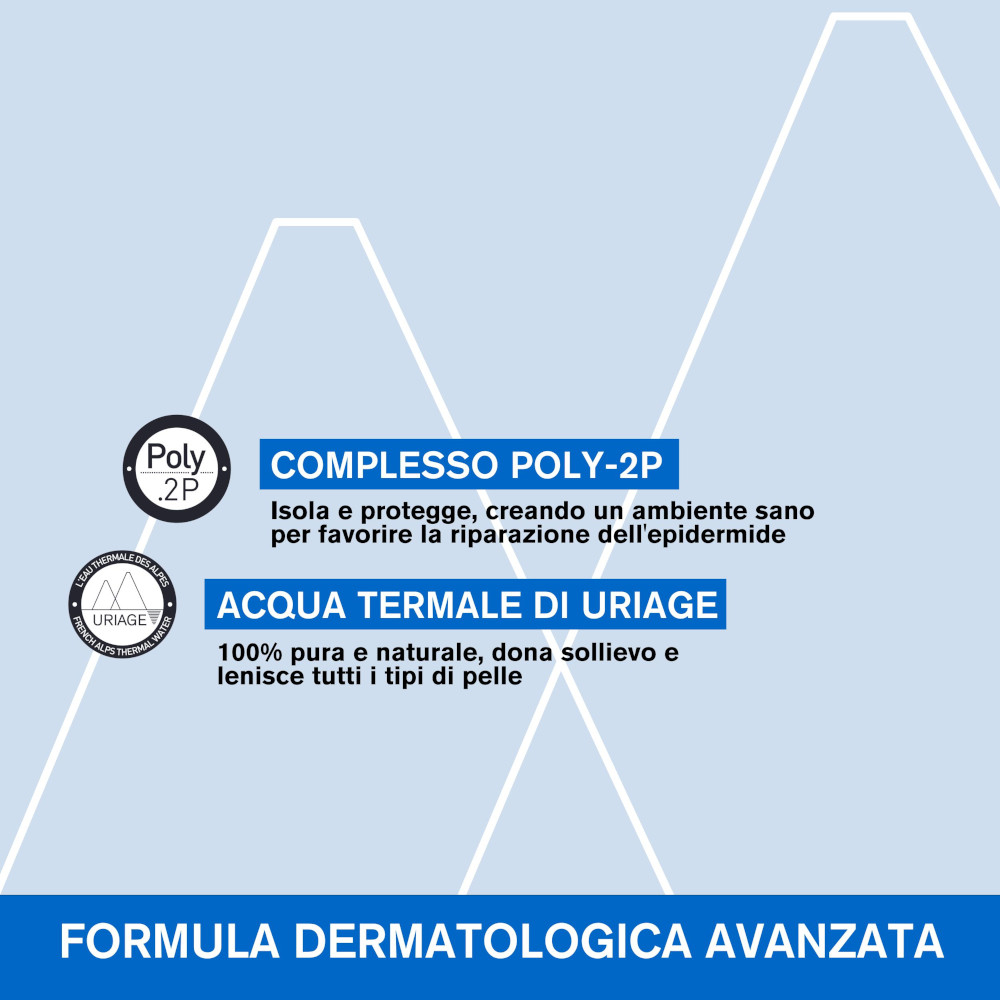 URIAGE BARIÉDERM Crema isolante riparatrice, soluzione anti-sfregamento per pelle fragilizzata e irritata 75 ml