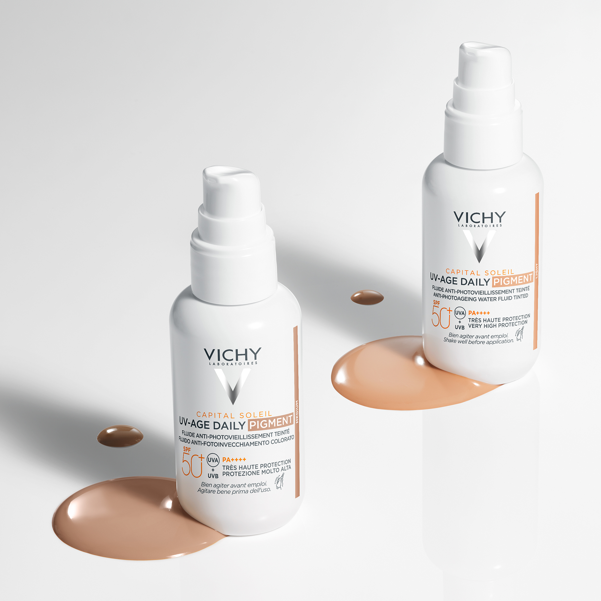 Vichy Capital Soleil UV-Age Daily PIGMENT MEDIUM SPF50+ Protezione elevata 40 ml