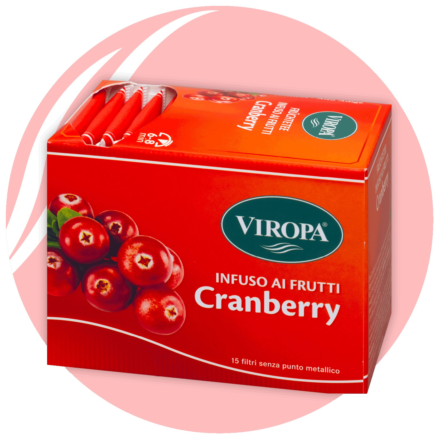 Viropa Cranberry Infuso ai Frutti 15 Bustine Viropa Cranberry Infuso ai Frutti 15 Bustine
