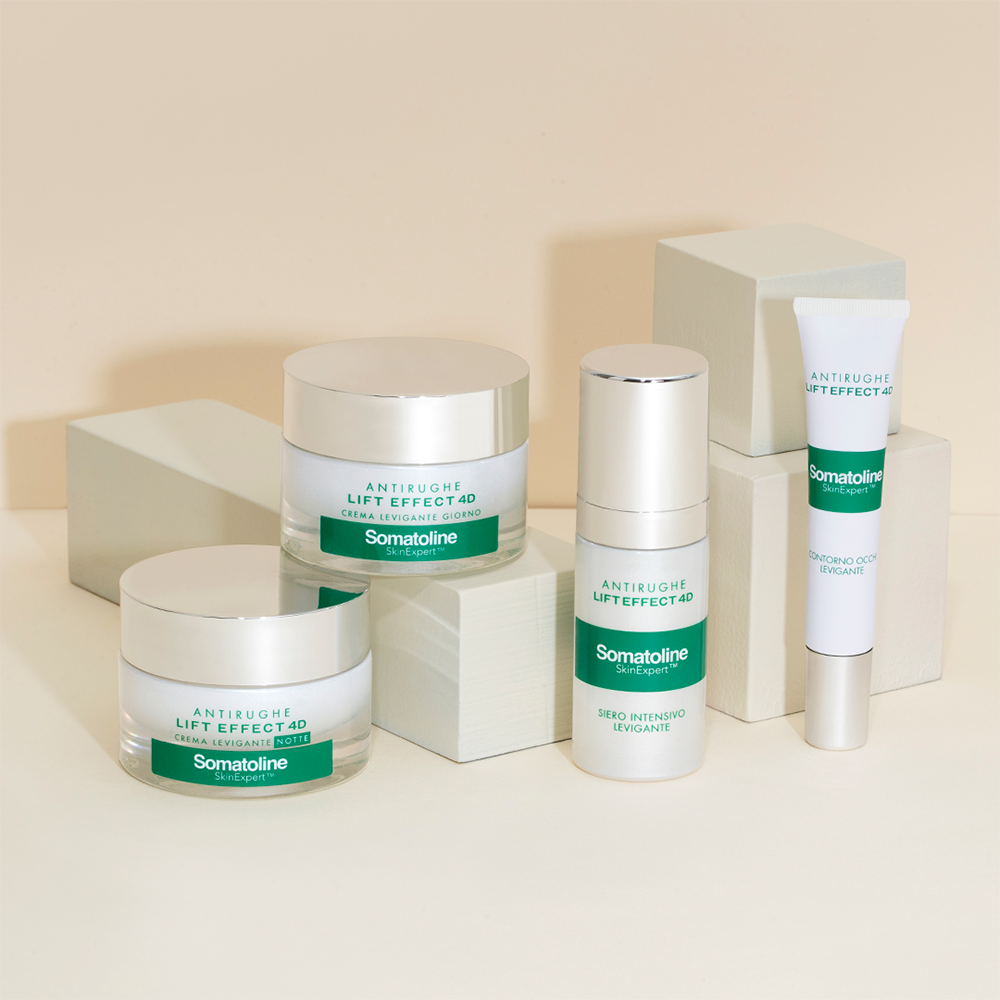 Somatoline SkinExpert, Lift Effect 4D Crema Giorno Filler Antirughe, Trattamento Viso   Anti-età,  Acido Ialuronico   50ml