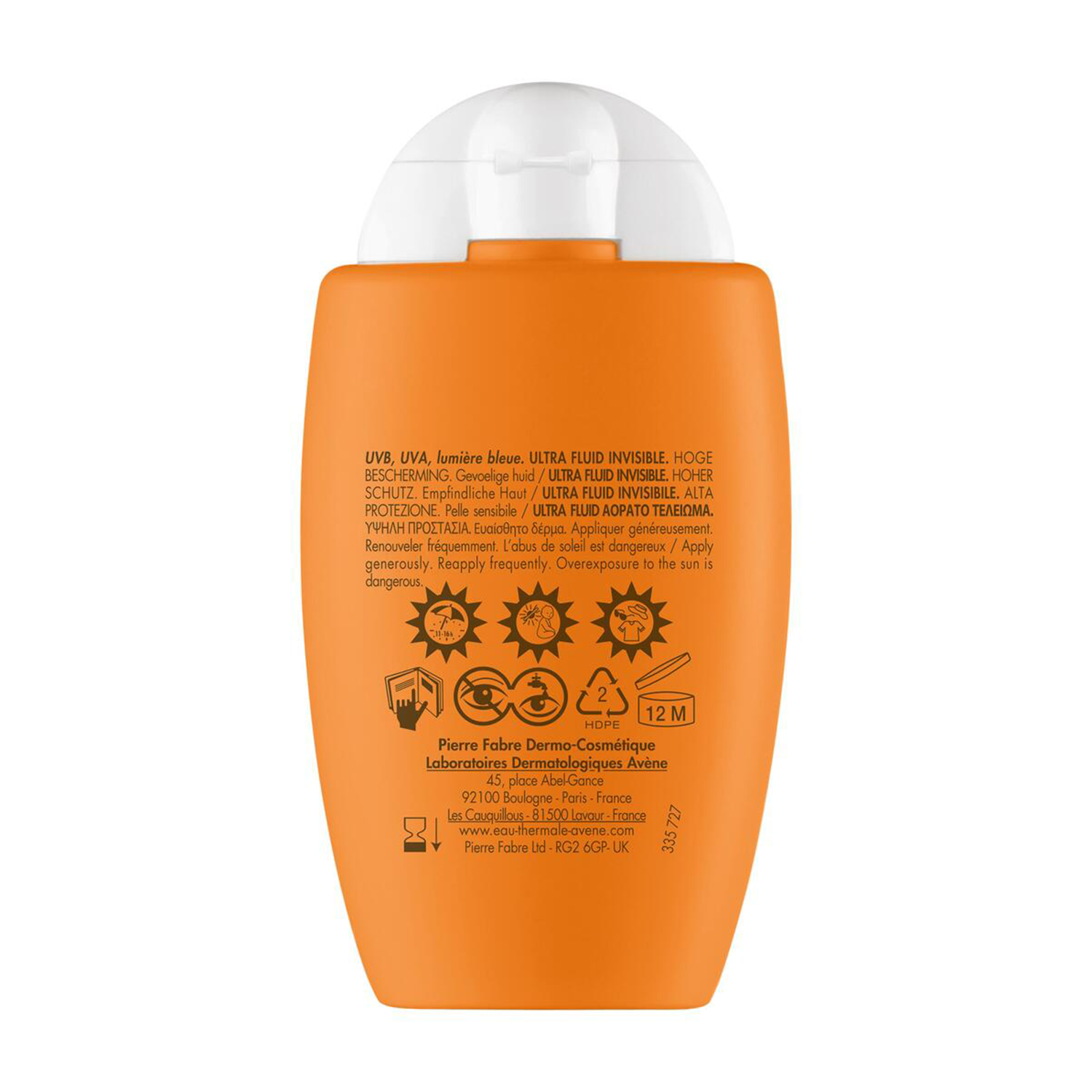 Avène - Ultra Fluid Invisibile SPF50 Protezione Solare Viso Alta 50 ml