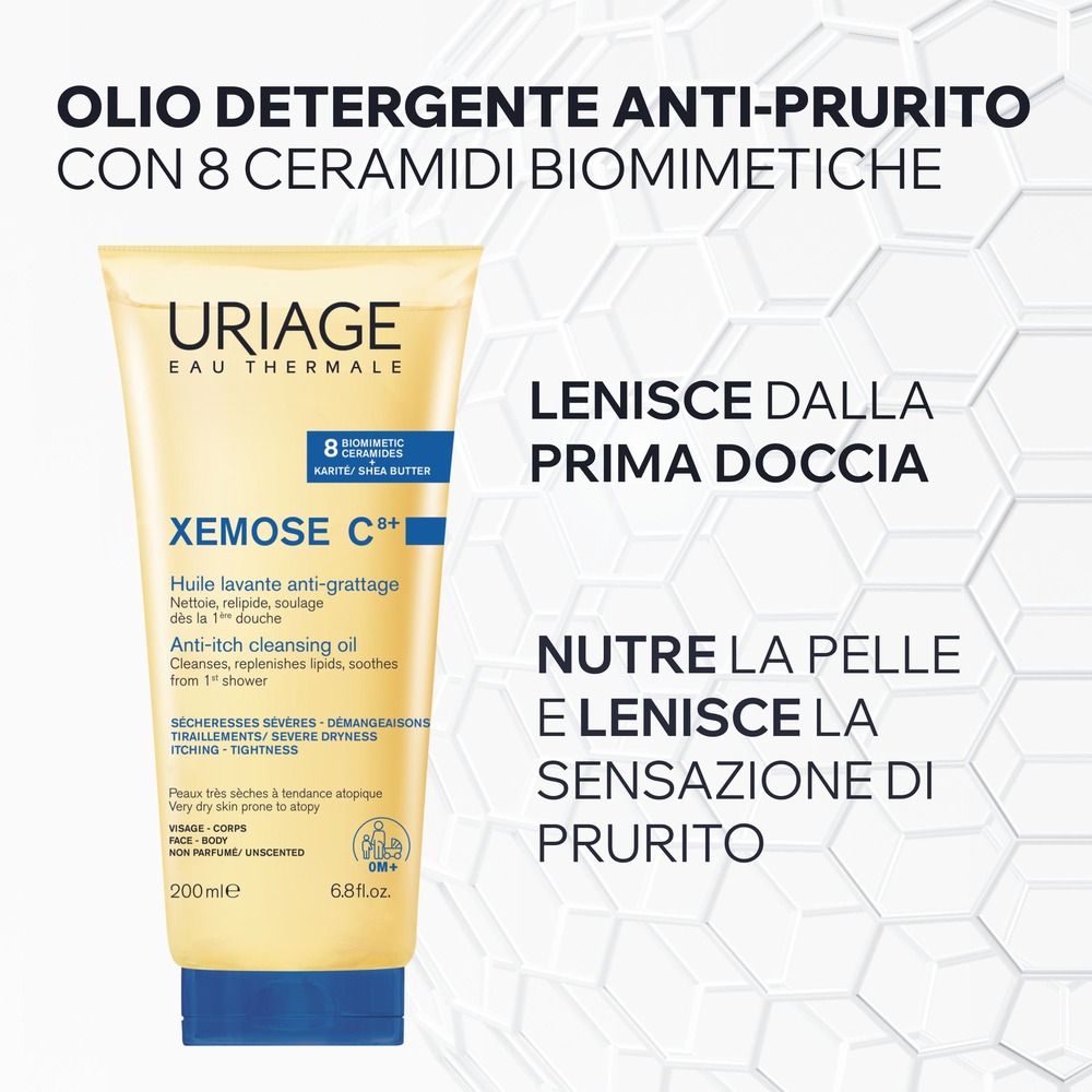 Uriage - Xémose C8+ - Olio Lavante Antiprurito Viso E Corpo 50 ml