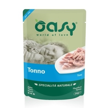 OASY GATTO SPECIALITA' TONNO SOGLIOLA 70GR (bustina)