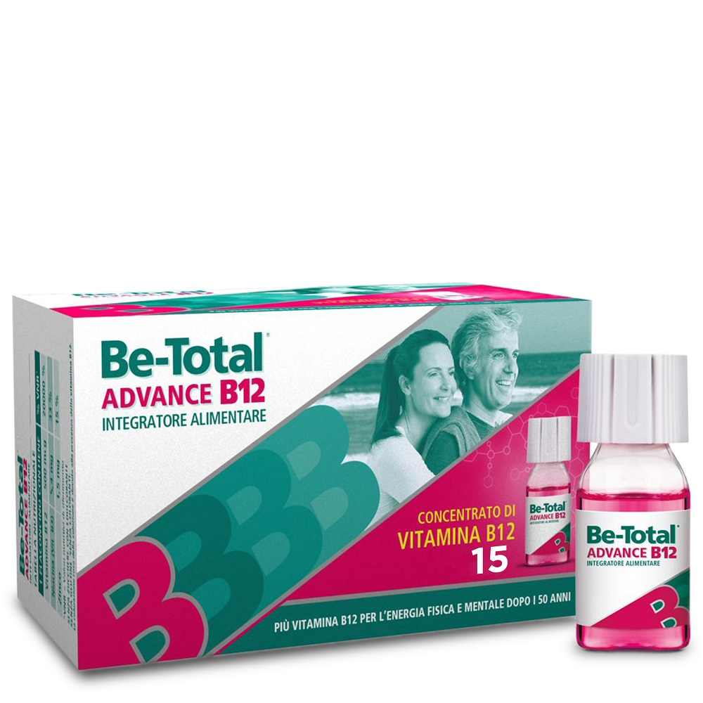 Be-Total Advance B12 Integratore Alimentare Vitamina B12 Vitamina B Zinco 15 Faconcini Be-Total Advance B12 Integratore Alimentare Vitamina B12 Vitamina B Zinco 15 Faconcini