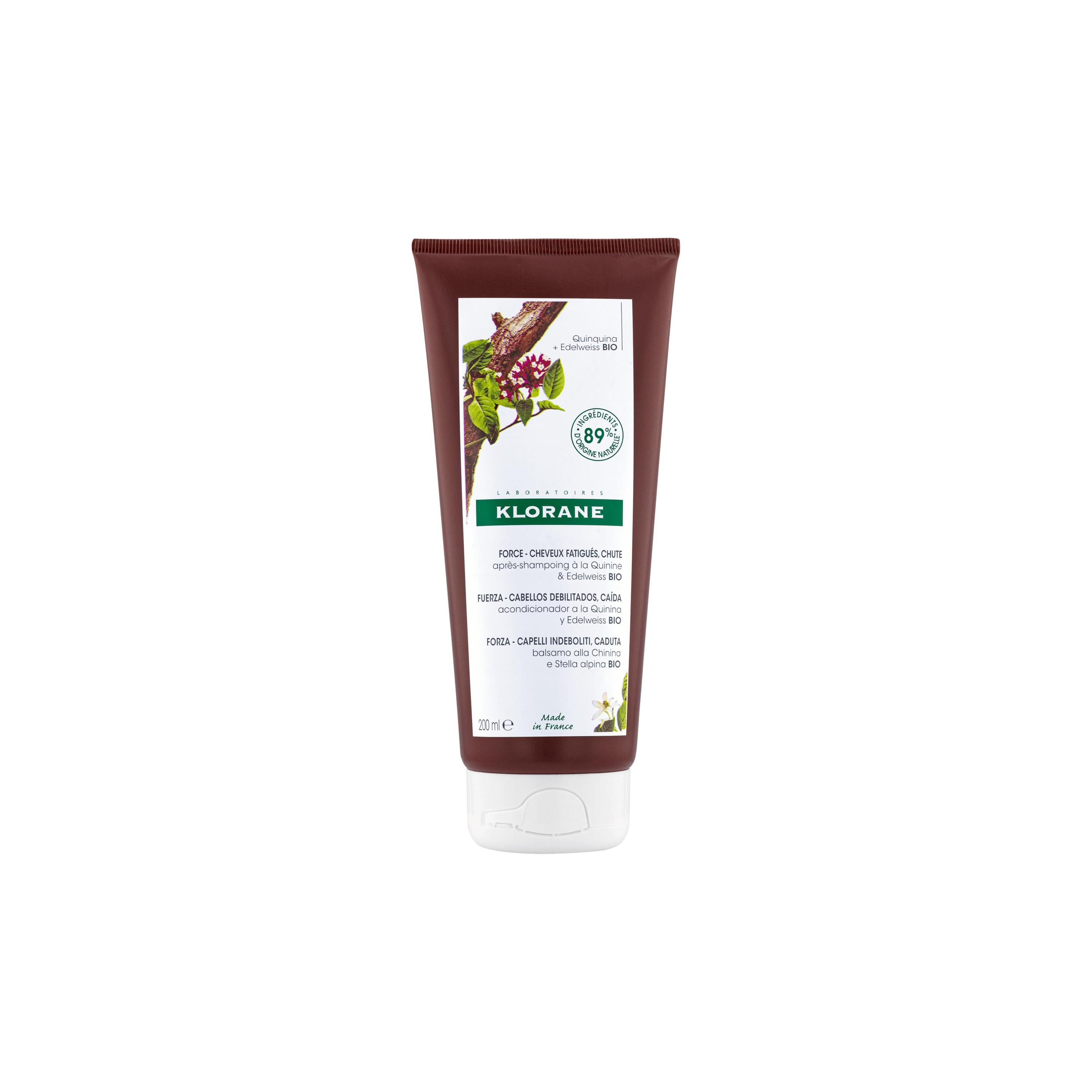 Klorane - Balsamo Alla Chinina E Stella Alpina Bio Per Capelli Indeboliti 200 ml