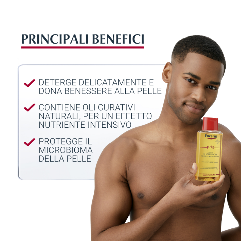 Eucerin pH5 Olio Doccia ricco per uso quotidiano 200ml