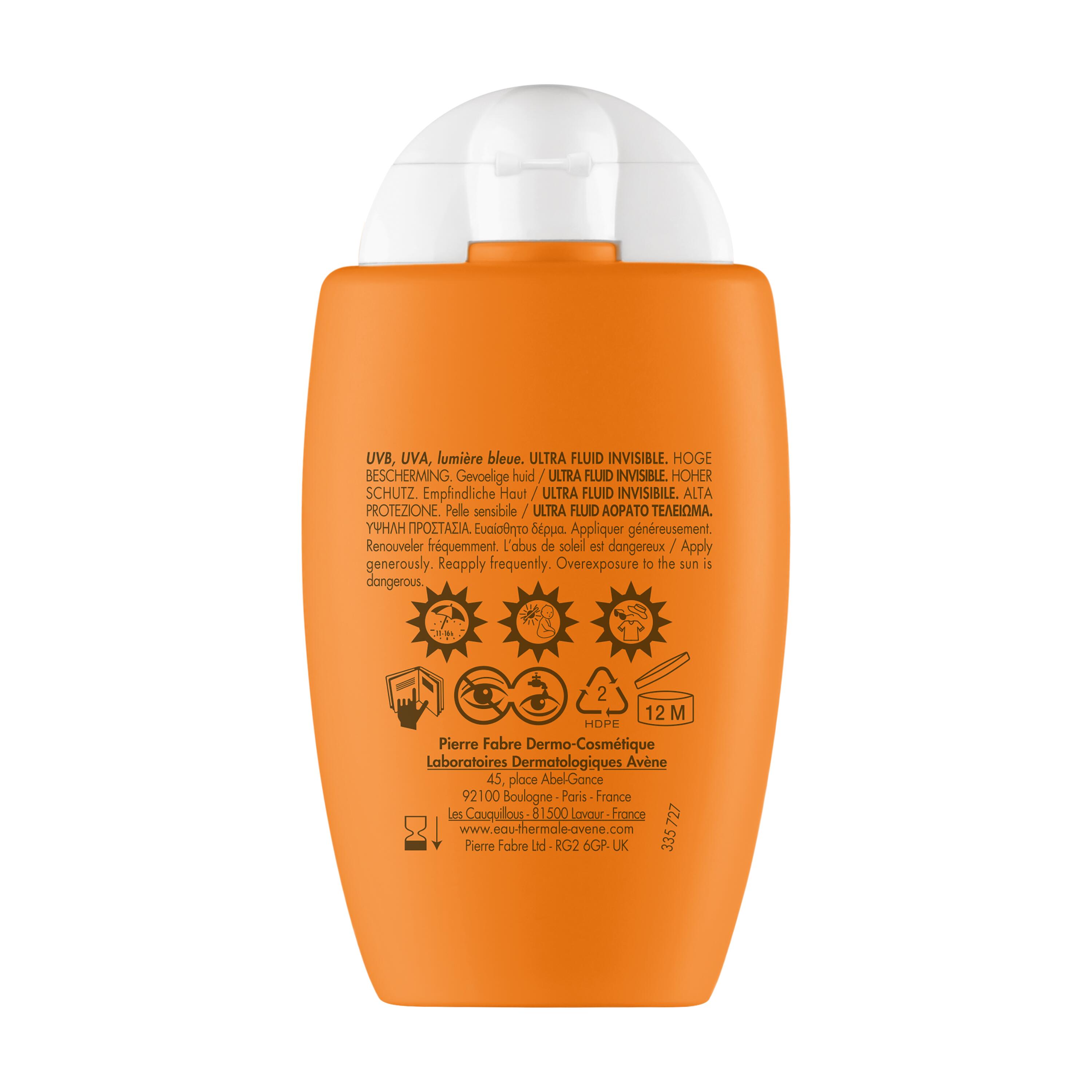 Avène - Ultra Fluid Invisibile SPF50 Protezione Solare Viso Alta 50 ml