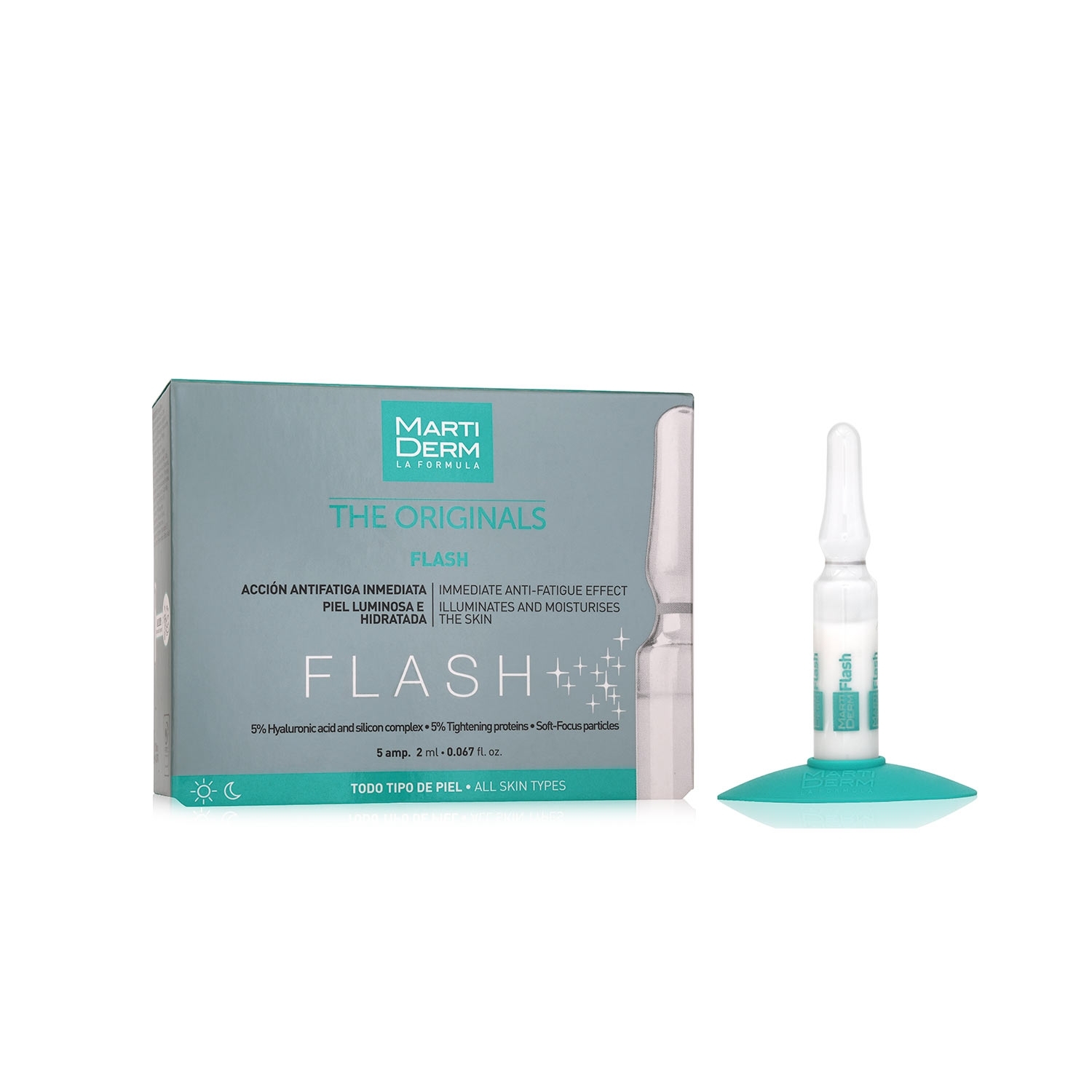 Martiderm - The originals - Flash - Effetto antifatica immediato - 5 fiale Martiderm - The originals - Flash - Effetto antifatica immediato - 5 fiale