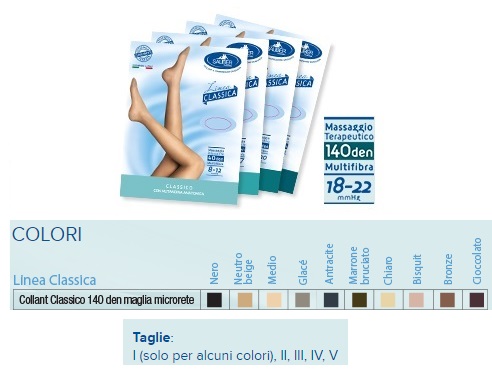 SAUBER 140 Collant Classic Cioccolato 3