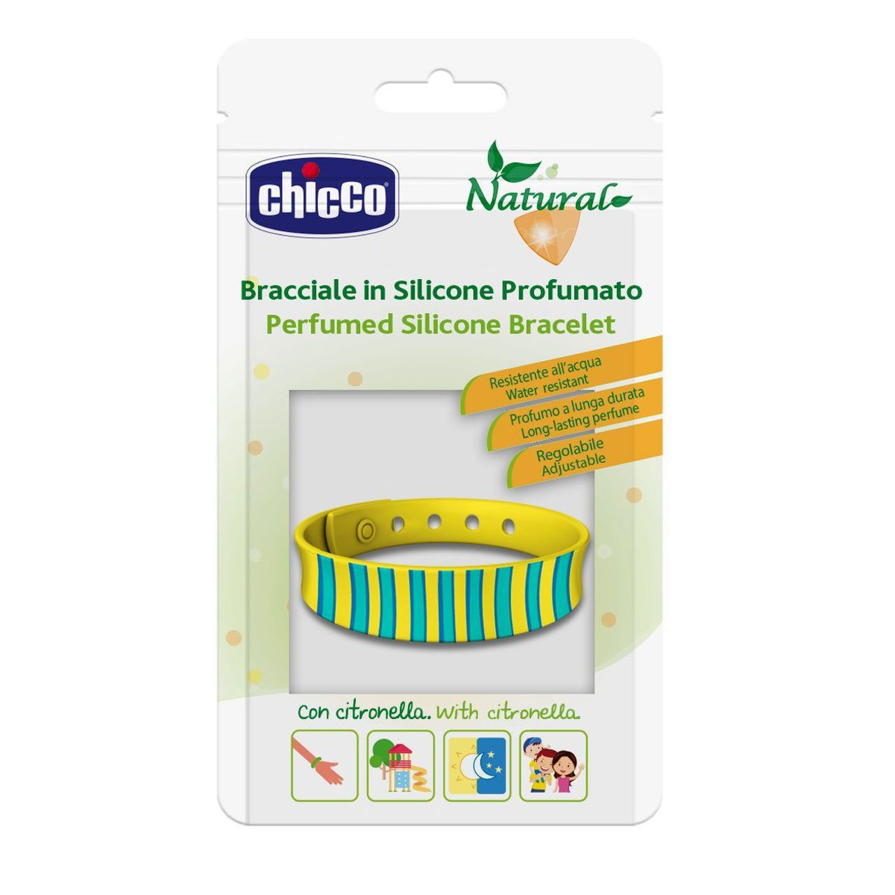 Chicco Antizanzare Bracciale in silicone profumato 1 pezzo Chicco Antizanzare Bracciale in silicone profumato 1 pezzo