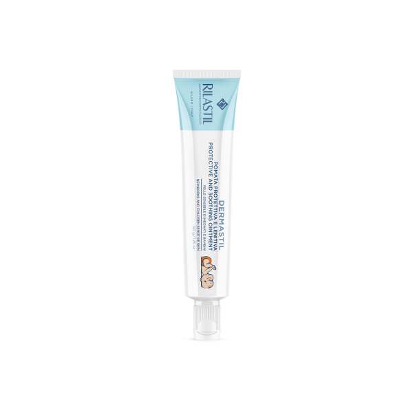 Dermastil Pediatric - Pomata Protettiva Lenitiva -per la pelle sensibile di neonati e bambini 50gr