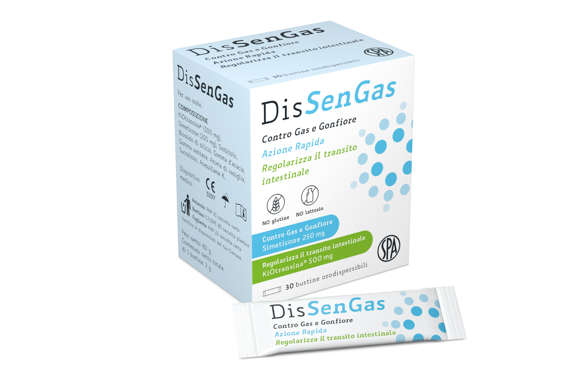 Dissengas Trattamento per Disturbi Gastrointestinali 30 bustine