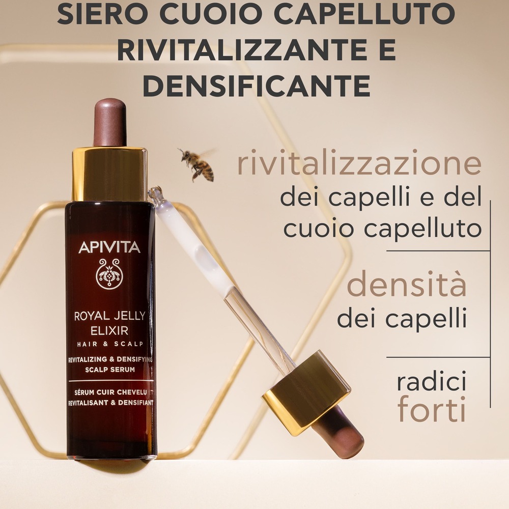 Apivita Royal Jelly Elixir - Siero Rivitalizzante E Volumizzante Per Capelli 50 ml
