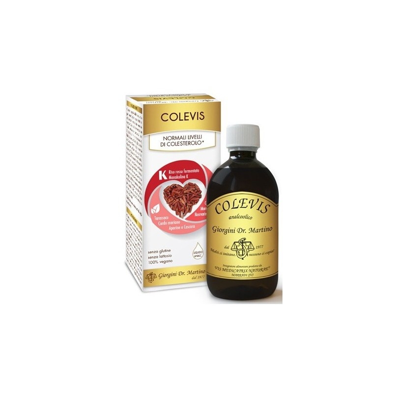 Colevis Liquido Analcolico - Integratore i normali livelli di colesterolo - 500 ml Colevis Liquido Analcolico - Integratore i normali livelli di colesterolo - 500 ml