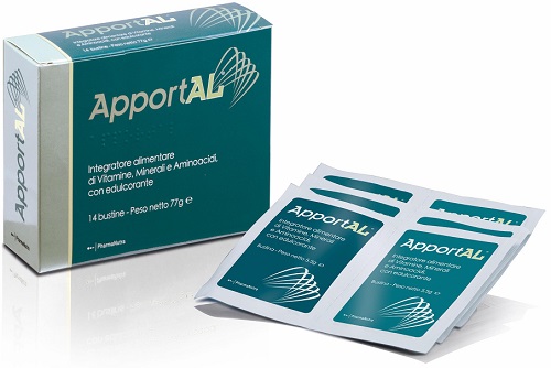 Apportal Integratore di Vitamine e Minerali 14 Bustine Apportal Integratore di Vitamine e Minerali 14 Bustine