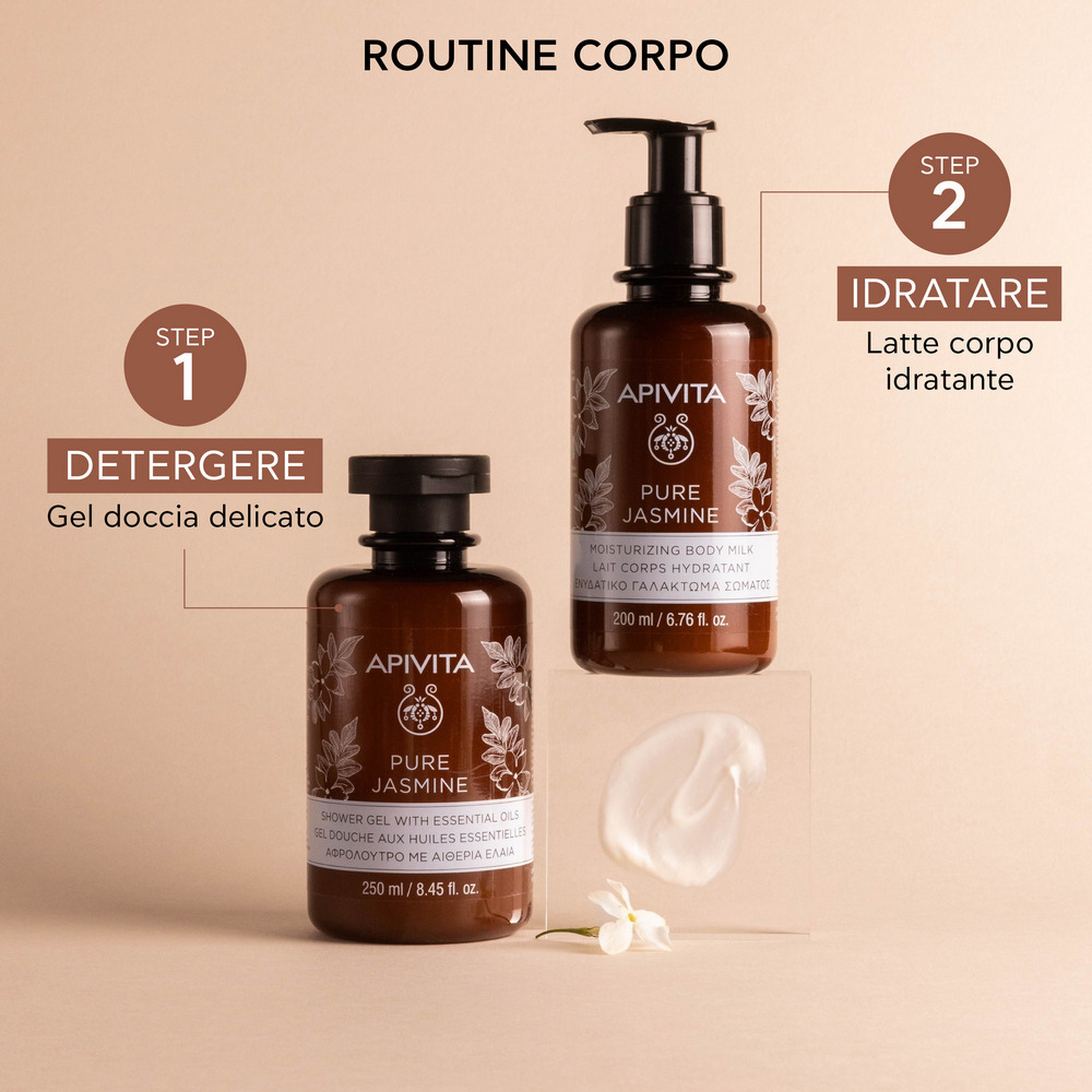 Apivita Gel Doccia Pure Jasmine al Gelsomino 250ml