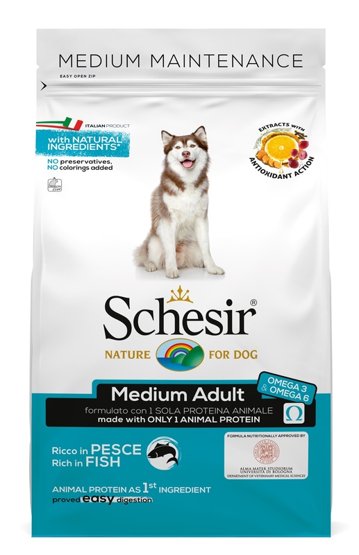 SCHESIR DOG MANT PESCE M 3KG