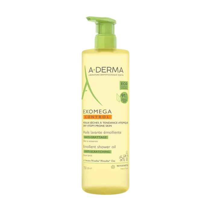 A-DERMA EXOMEGA CONTROL Olio Lavante Emolliente 750 ML  A-DERMA EXOMEGA CONTROL Olio Lavante Emolliente 750 ML
