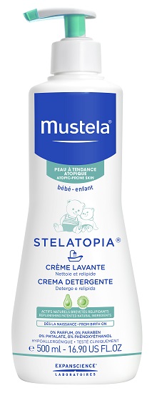Mustela Stelatopia Crema Detergente Lavante Pelle Secca Bambini 200 ml