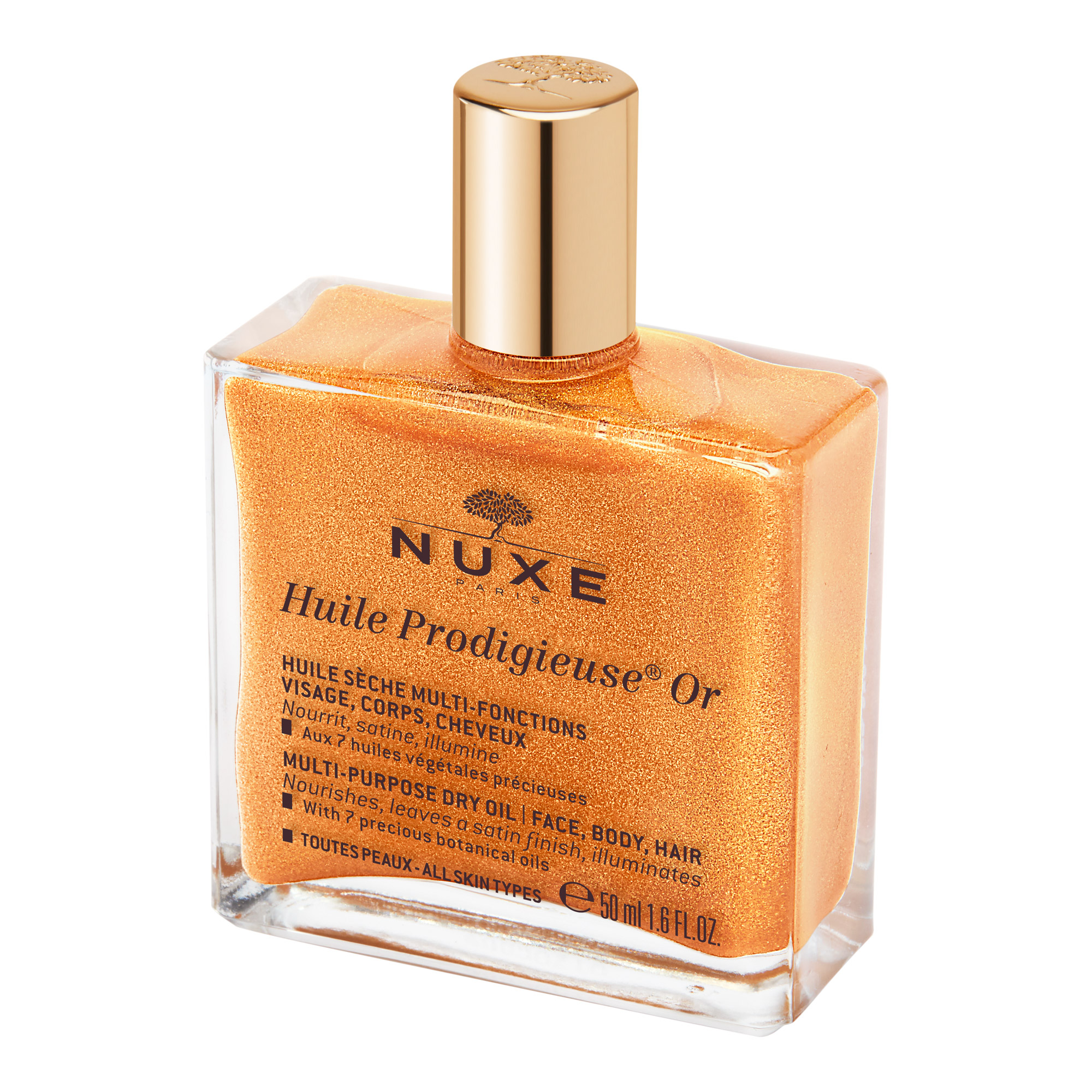 Nuxe Huile Prodigieuse Oro - Olio secco per viso corpo e capelli - 50 ml