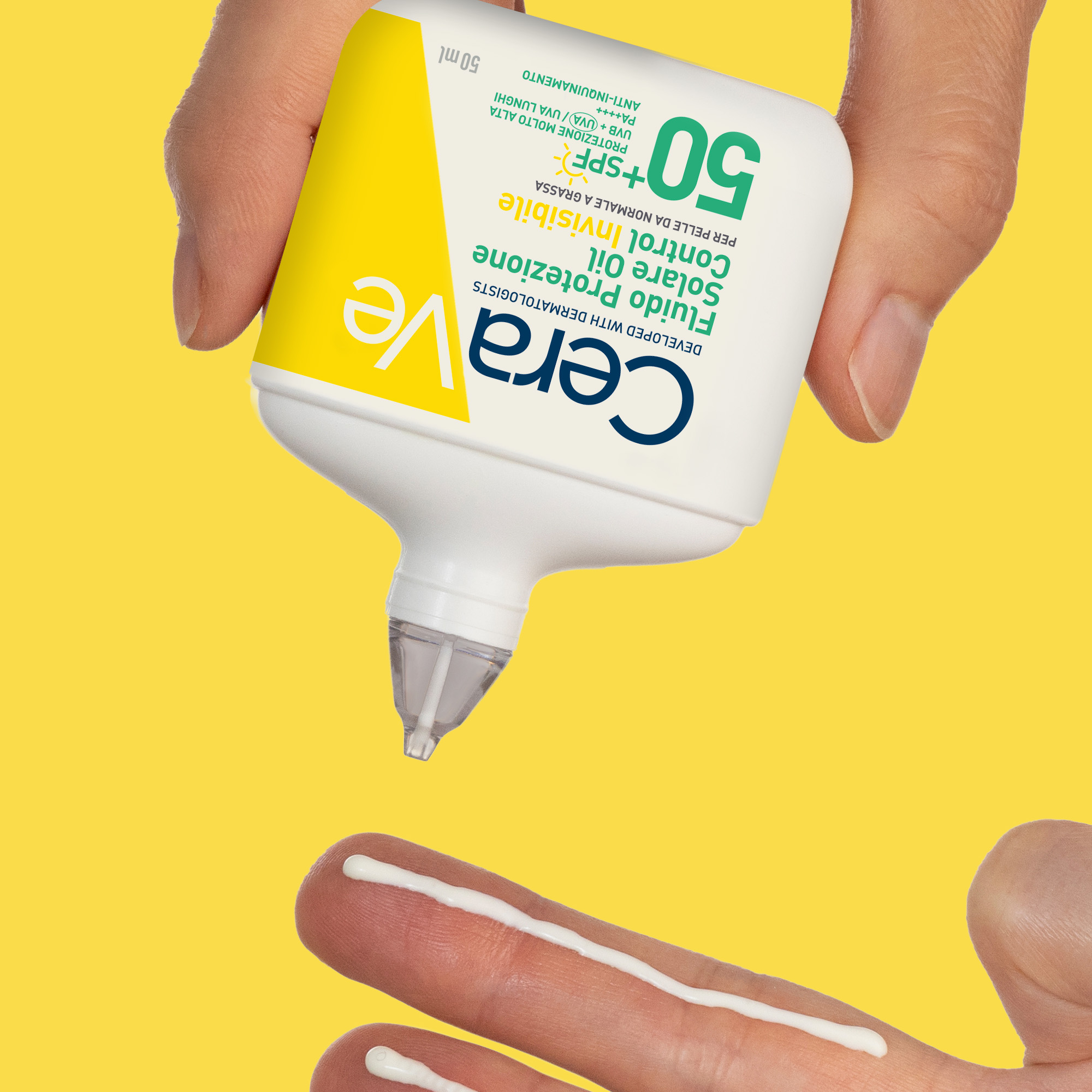 CeraVe Fluido Oil Control Invisibile - Protezione Solare SPF50+ Viso 50 ml