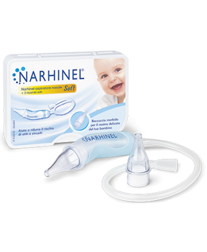 Narhinel Aspiratore Nasale Soft + Ricambi usa&getta Soft OFFERTA