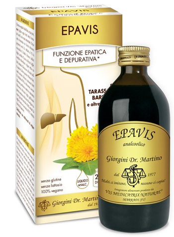 Dr. Giorgini Epavis Liquido Analcoolico Integratore Epatico 200 ml Dr. Giorgini Epavis Liquido Analcoolico Integratore Epatico 200 ml