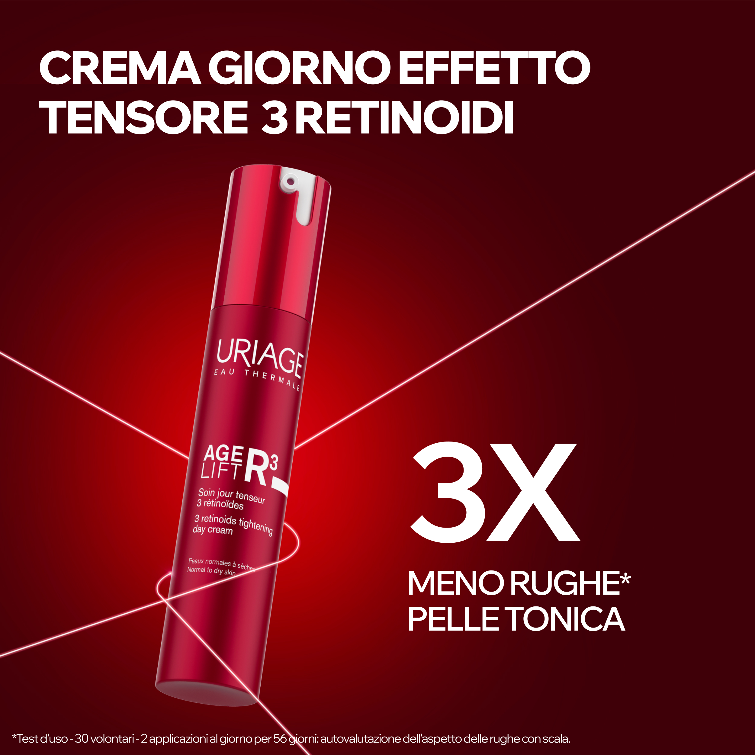 Uriage Age Lift R3 - Crema Giorno Antirughe Effetto Tensore Per Pelle Sensibile 40 ml 