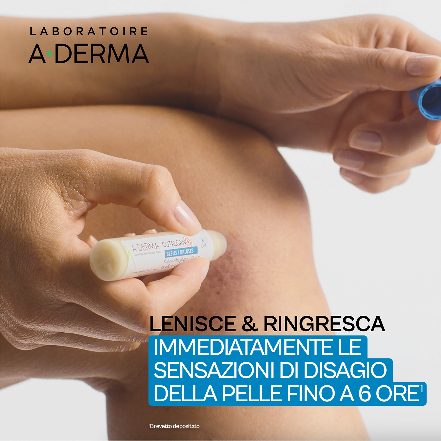 A-Derma Cutalgan - Roll-On Effetto Ghiaccio Con Arnica 10 ml