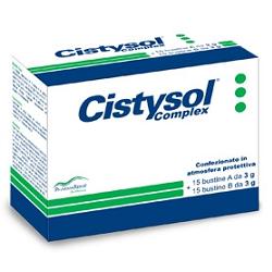 Cistysol Complex Integratore Apparato Urinario 15 Bustine A + 15 Bustine B Cistysol Complex Integratore Apparato Urinario 15 Bustine A + 15 Bustine B