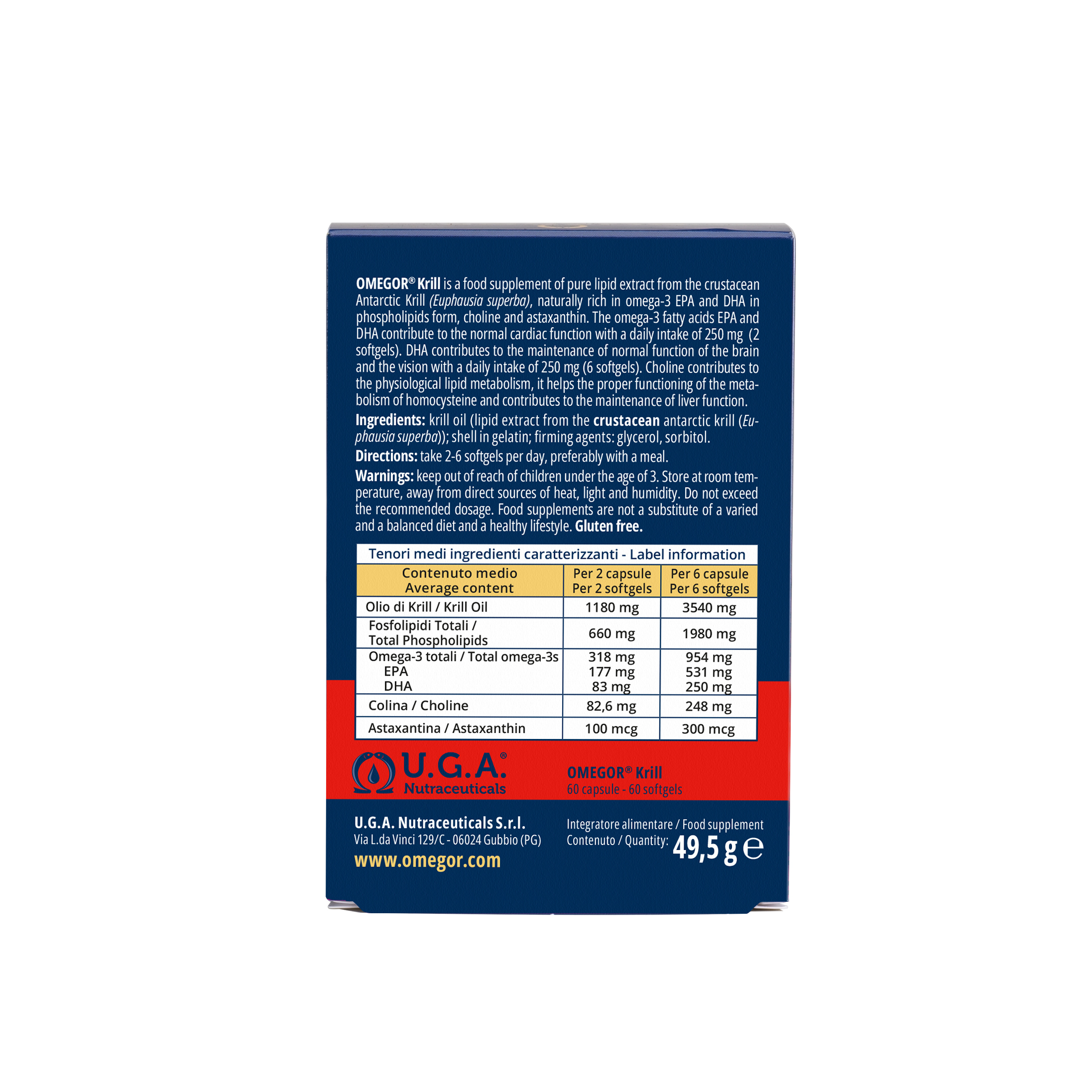 OMEGOR KRILL 60CPS MOLLI