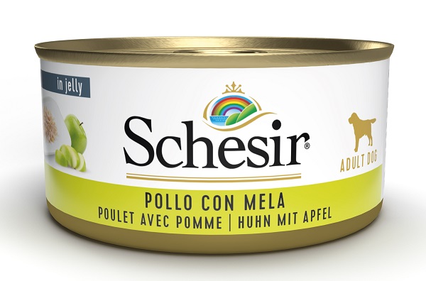 SCHESIR DOG POLLO/MELA 150G