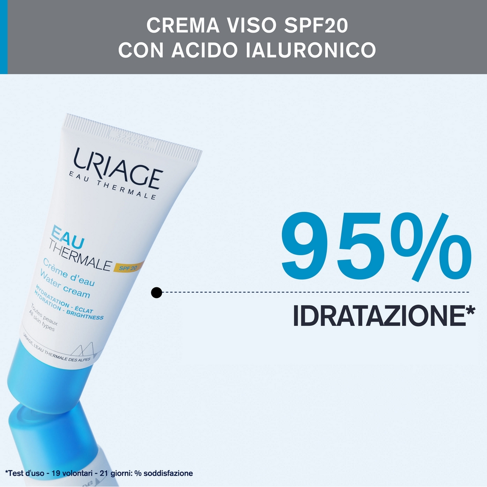 Uriage Eau Thermale Crema Leggera all'Acqua SPF20 Idratante Viso 40 ml Uriage Eau Thermale Crema Leggera all'Acqua SPF20 Idratante Viso 40 ml