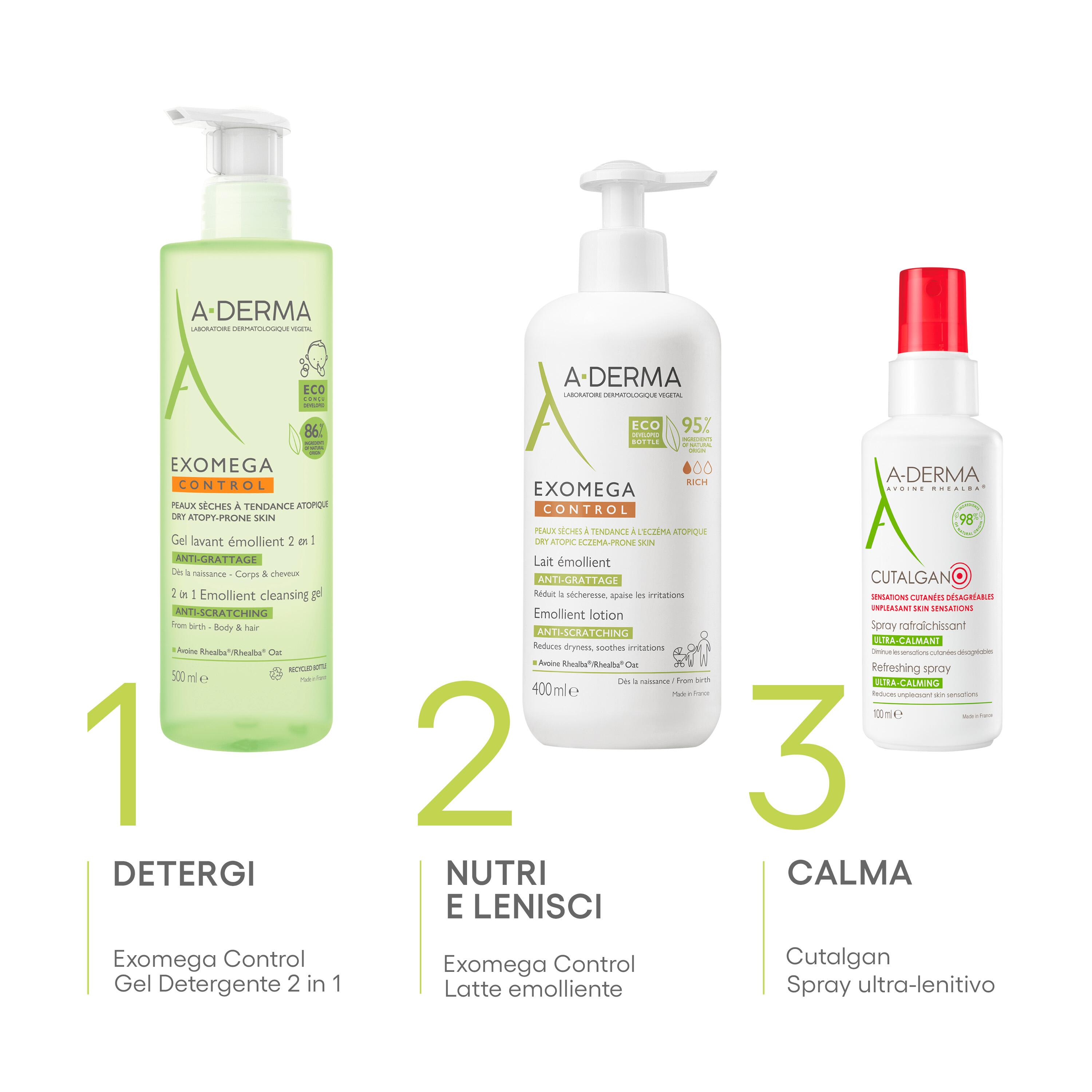 A-Derma Exomega Control - Latte Emolliente Anti-Grattage 400 ml