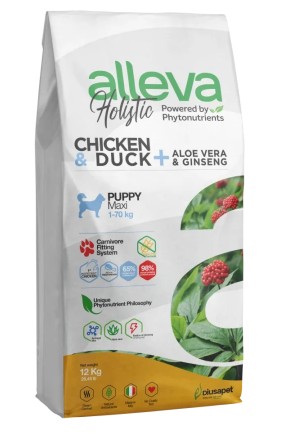 ALLEVA HOLISTIC DOG PUPPY/JUNIOR CHICKEN MAXI KG 12 - P00237