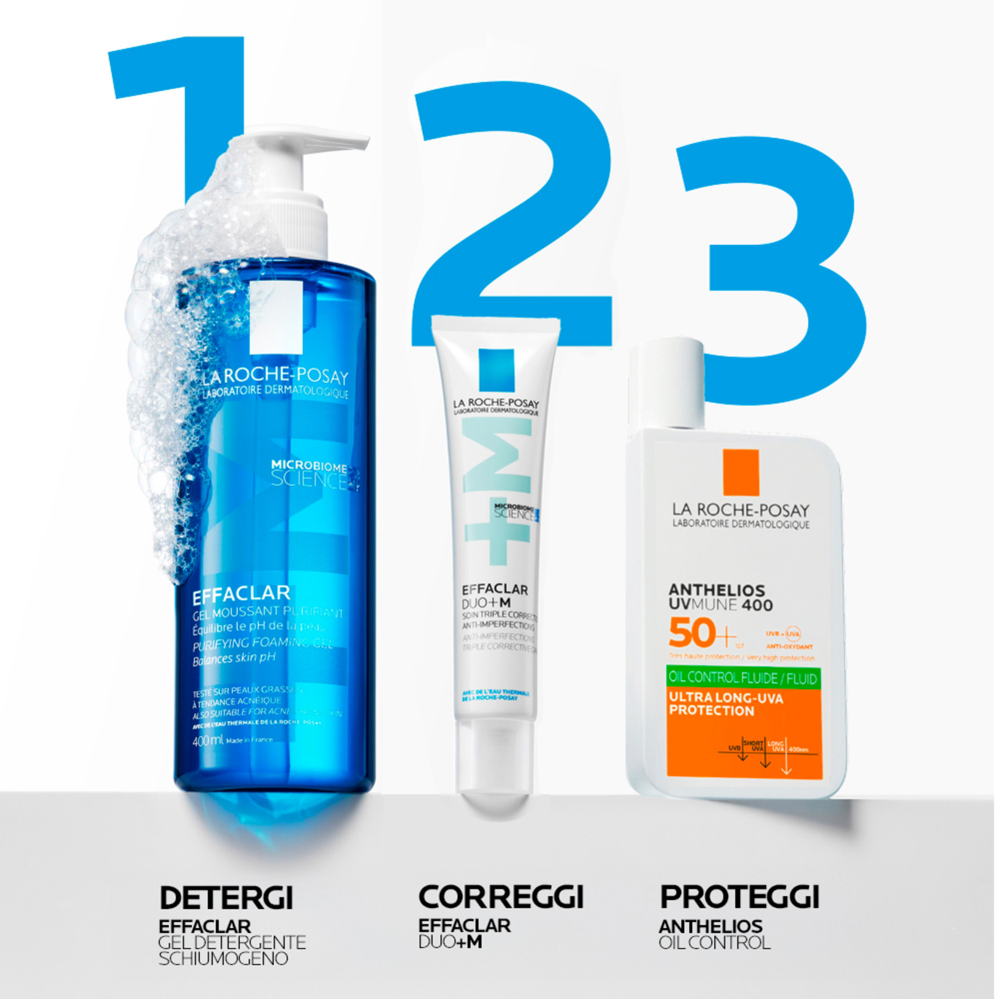 La Roche-Posay Effaclar Duo+M Trattamento Viso Anti-imperfezioni per pelle mista, grassa o a tendenza acneica 40 ml