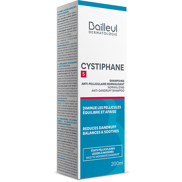 Cystiphane S Shampoo Antiforfora Normalizzante per ridurre la forfora lieve o moderata, secca o grassa e limitarne la ricomparsa -  200 ML  Cystiphane S Shampoo Antiforfora Normalizzante per ridurre la forfora lieve o moderata, secca o grassa e limitarne la ricomparsa -  200 ML