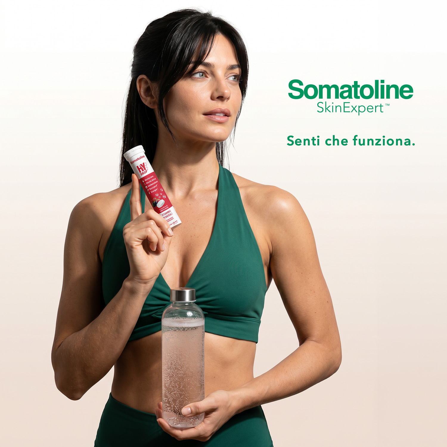 Somatoline SkinExpert Hydrop 20 Compresse Effervescenti Gusto Frutti Rossi - Integratore Per Il Metabolismo Energetico