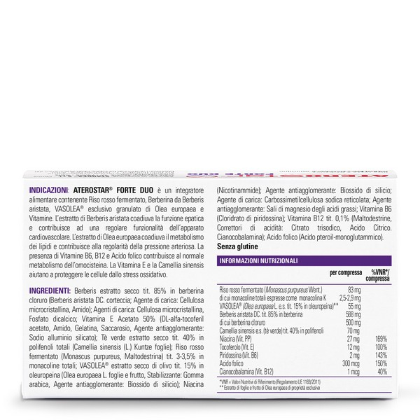ATEROSTAR FORTE DUO 20CPR ATEROSTAR FORTE DUO 20CPR