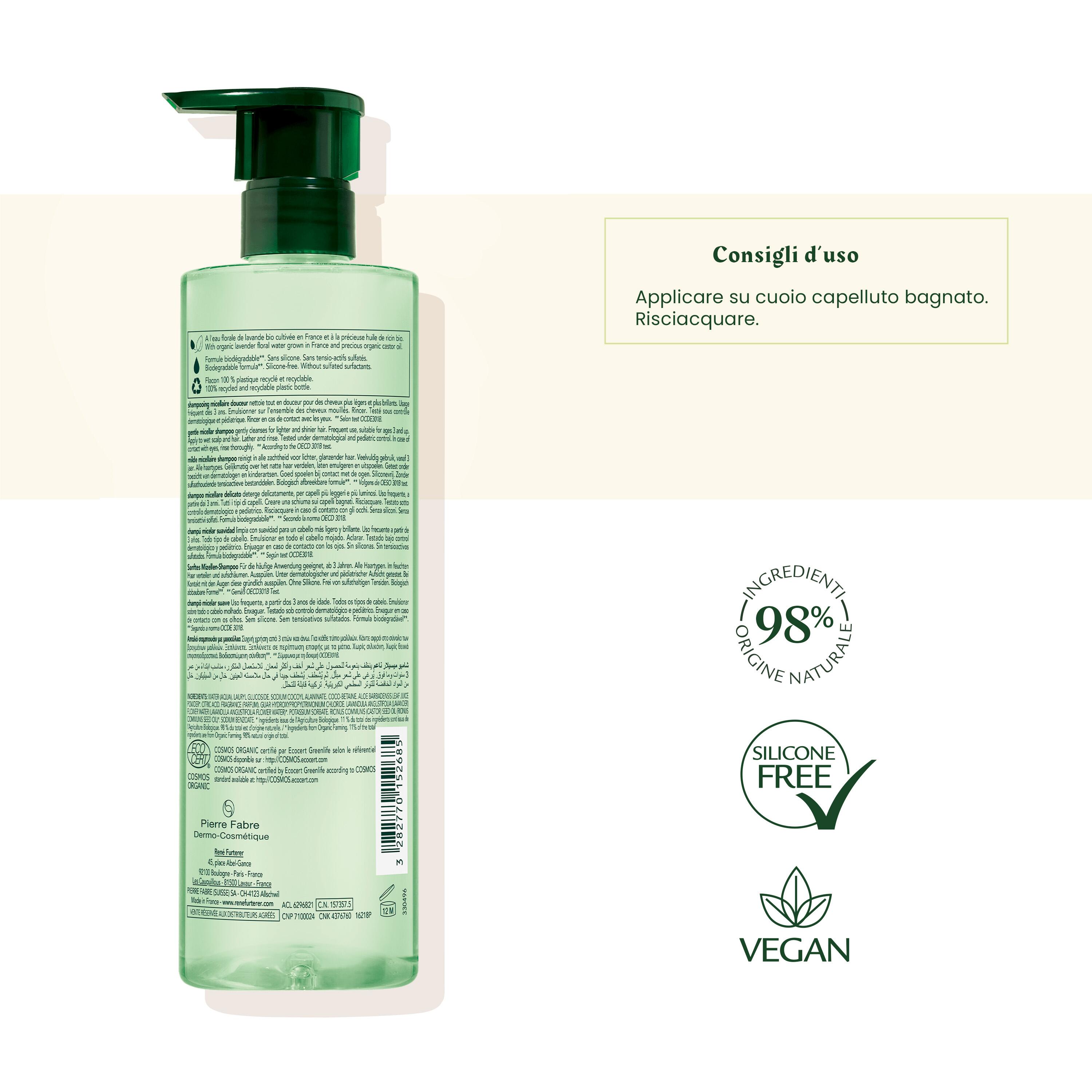 René Furterer Naturia - Shampoo Micellare Delicato 400 ml