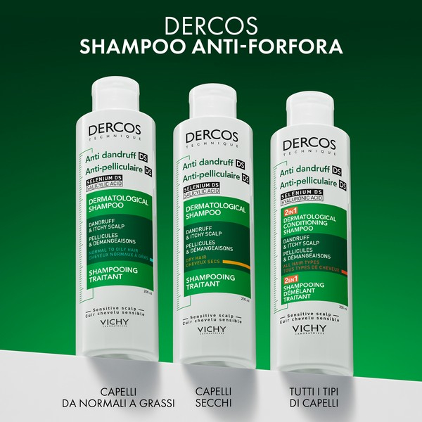 Vichy Dercos Trattamento Antiforfora 2in1 Shampoo+Balsamo 200ml Vichy Dercos Trattamento Antiforfora 2in1 Shampoo+Balsamo 200ml
