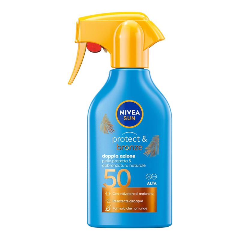 Nivea Sun - Protect & Bronze - Crema Solare SPF50 Corpo Spray 250 ml