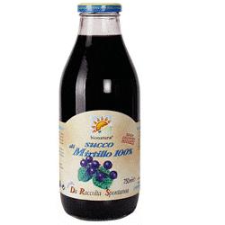 Baule Volante Succo Puro di Mirtilli Selvatici Bevanda Biologica