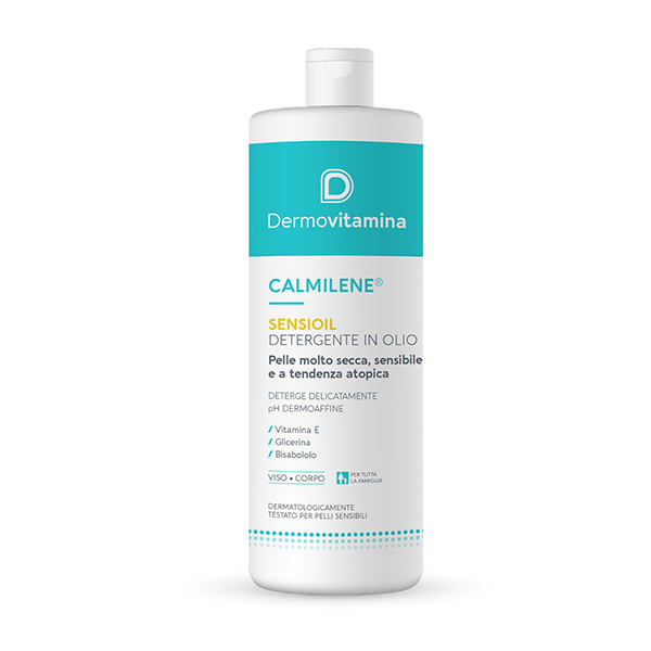 Dermovitamina Calmilene Sensioil Olio Detergente Lavante Pelle Extra Secca 500 ml