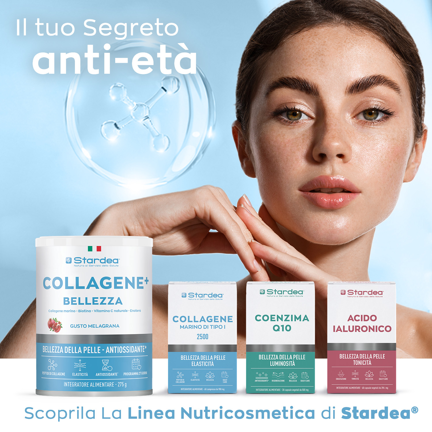 STARDEA ACIDO IALURONICO capsule vegetali - ACIDO IALURONICO - BELLEZZA DELLA PELLE