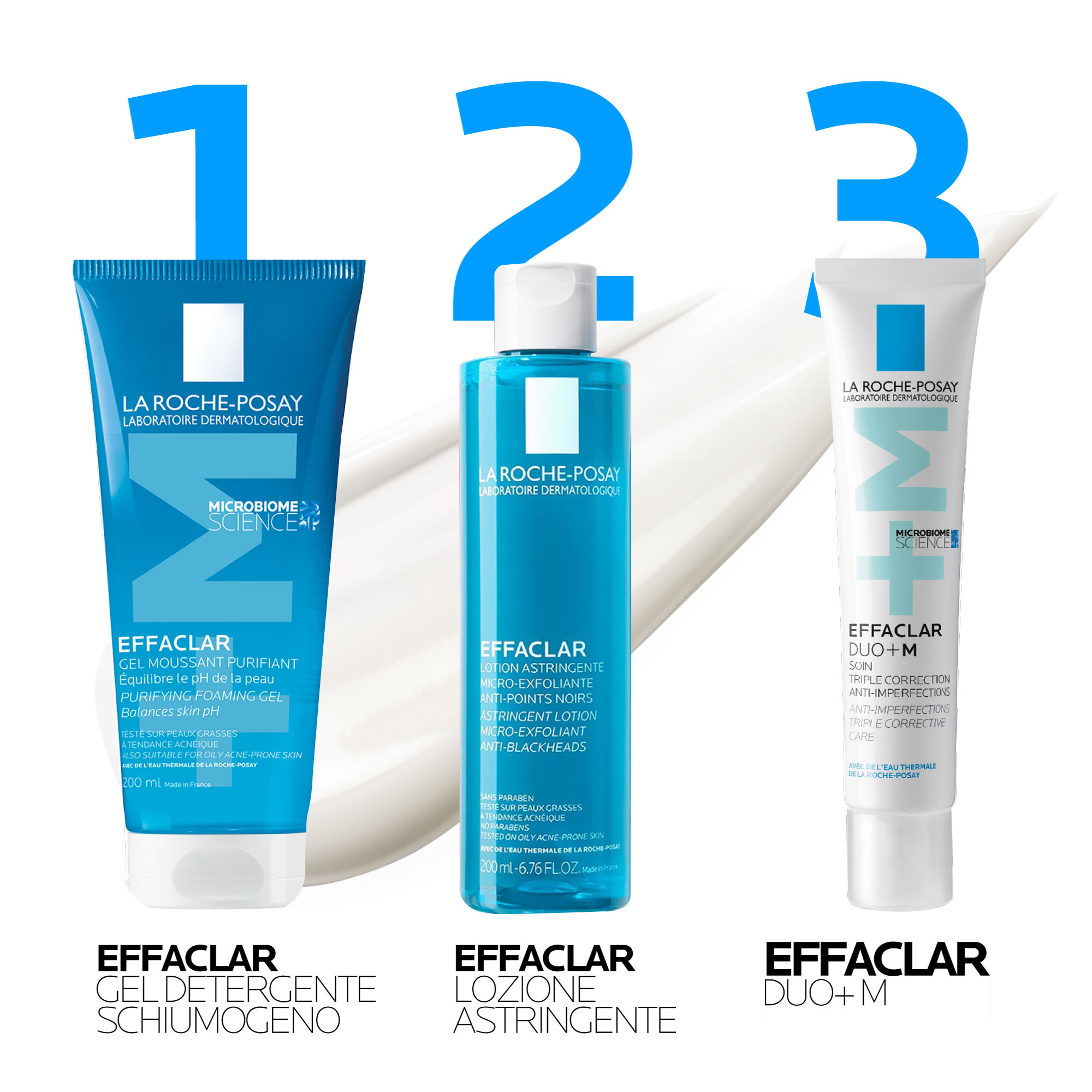 La Roche-Posay Effaclar - Gel Mousse Purificante Per Pelle Grassa E Sensibile 200 ml